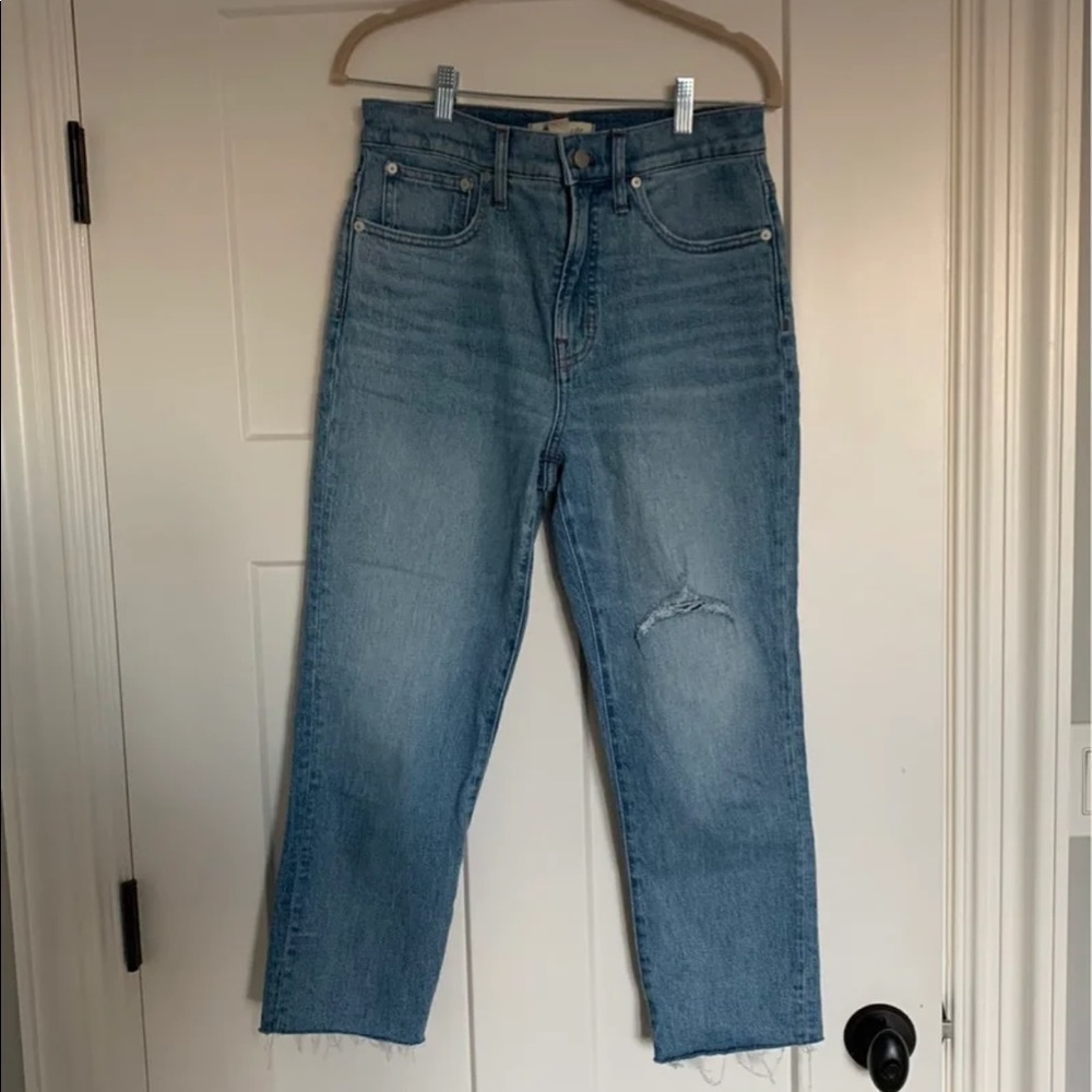 Madewell straight leg jeans